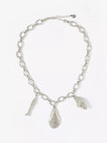 Mint Velvet statement shell charm necklace, imported from the UK