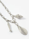 Mint Velvet statement shell charm necklace, imported from the UK