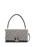 Tommy Hilfiger monogram jacquard crossbody bag in navy blue, UK version