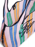 Tommy Hilfiger stripe summer tote bag in mesh, UK version