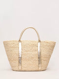 Phase Eight straw tote bag neutral (British brand)