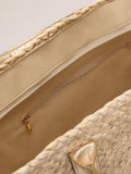Phase Eight straw tote bag neutral (British brand)
