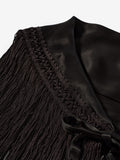 Mint Velvet satin waist scarf brown (British brand)