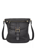 Celtic & Co leather crossbody bag black, UK version