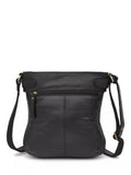 Celtic & Co leather crossbody bag black, UK version