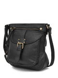 Celtic & Co leather crossbody bag black, UK version