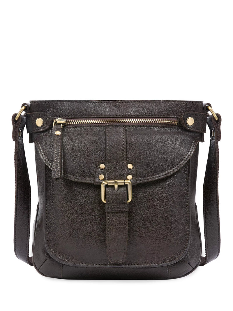 Celtic & Co crossbody bag chocolate, imported from the UK