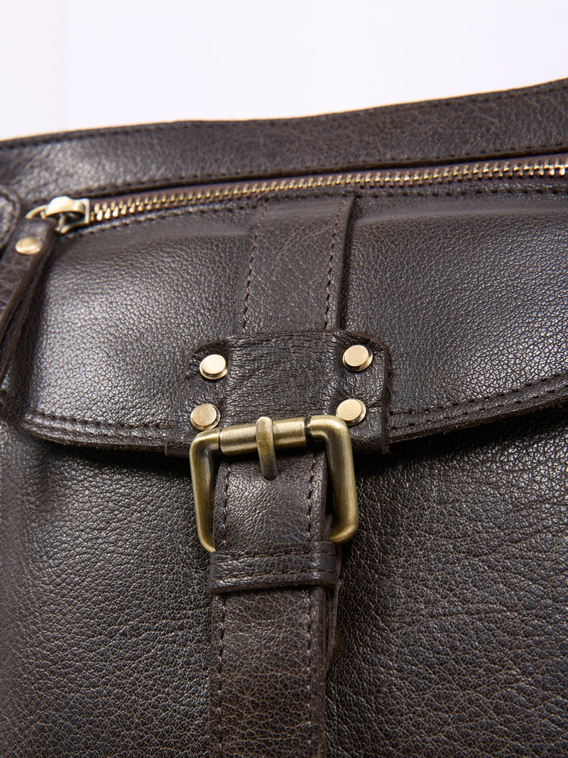 Celtic & Co crossbody bag chocolate, imported from the UK