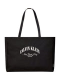 Calvin Klein black logo tote bag (British brand)