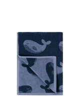 John Lewis Little Green Radicals Whale Hooded Towel, Blue- Buy online at McGrocer