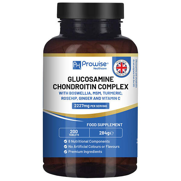 Prowise Glucosamine Chondroitin Complex 200 Tablets (British brand)