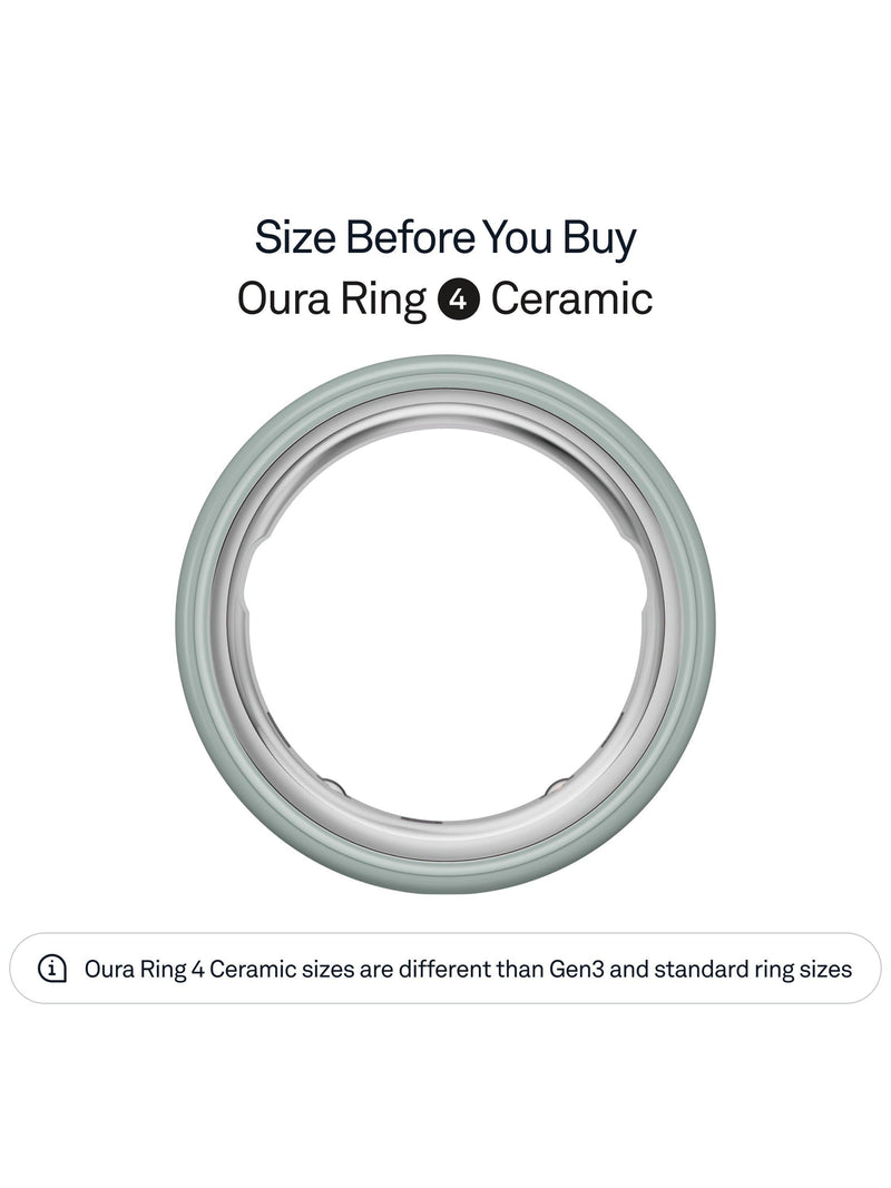 Oura Ring 4 Ceramic smart ring, UK version