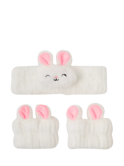John Lewis Angels by Accessorize Kids' Bunny Wash Band Set White- Buy online at McGrocer
