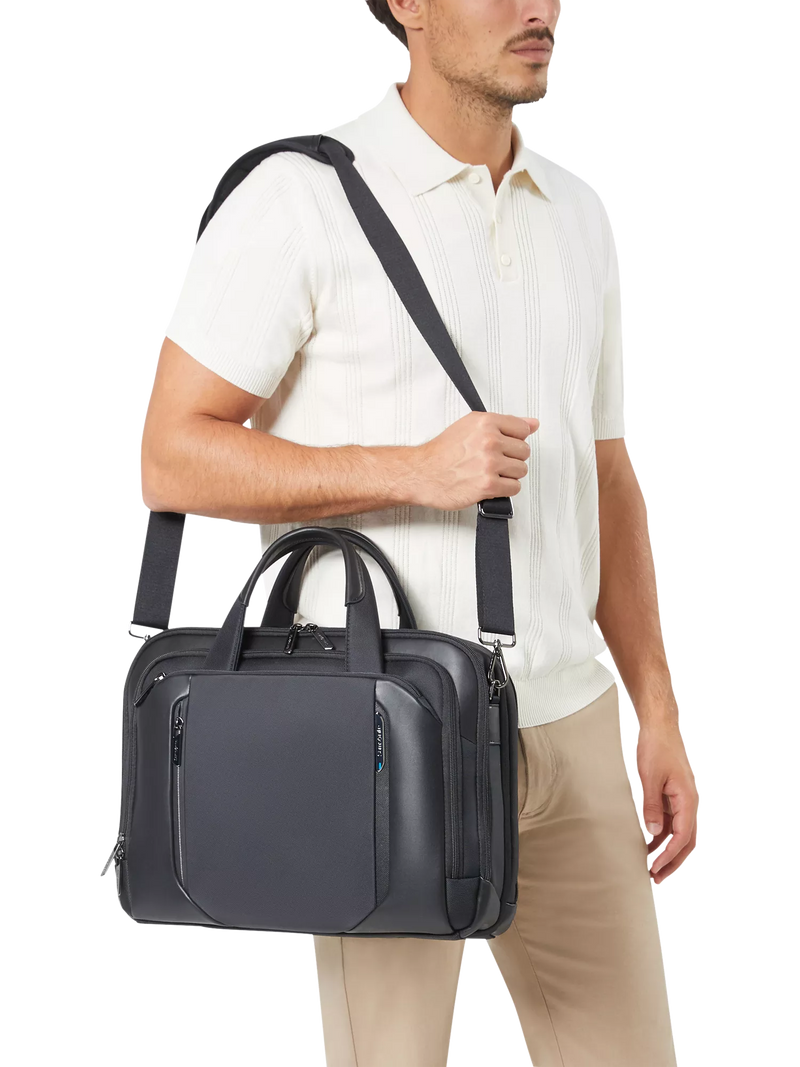 Samsonite Spectrolite briefcase black 16/23L, imported from the UK