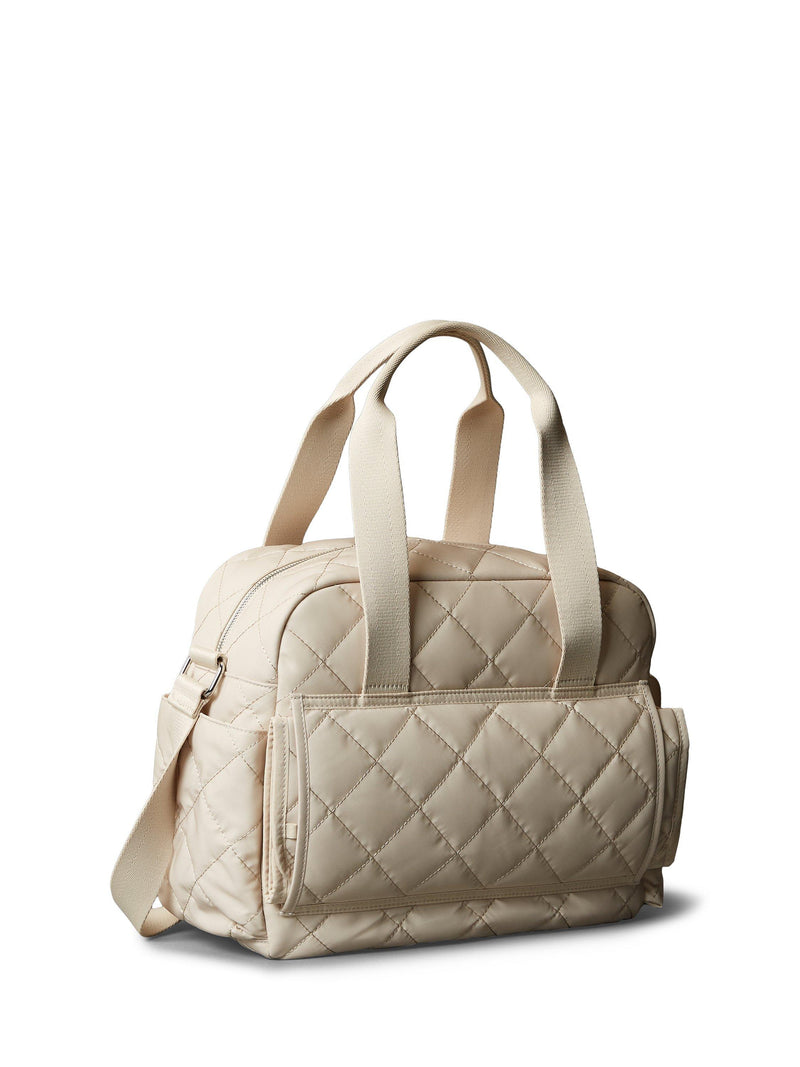 Calvin Klein quilted changing bag cream (British brand)