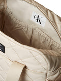 Calvin Klein quilted changing bag cream (British brand)