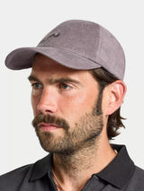 John Lewis Raging Bull Corduroy Baseball Cap, Grey- Buy online at McGrocer