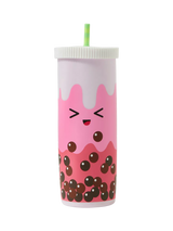 John Lewis Angels by Accessorize Boba Pencil Case, Pink- Buy online at McGrocer