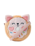 Angels by Accessorize kids plush doughnut crossbody bag pink - British product