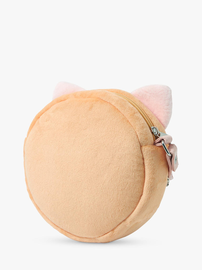 Angels by Accessorize kids plush doughnut crossbody bag pink - British product