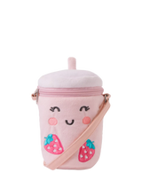 John Lewis Angels by Accessorize Kids' Bubble Tea Crossbody Bag in Pink- Buy online at McGrocer
