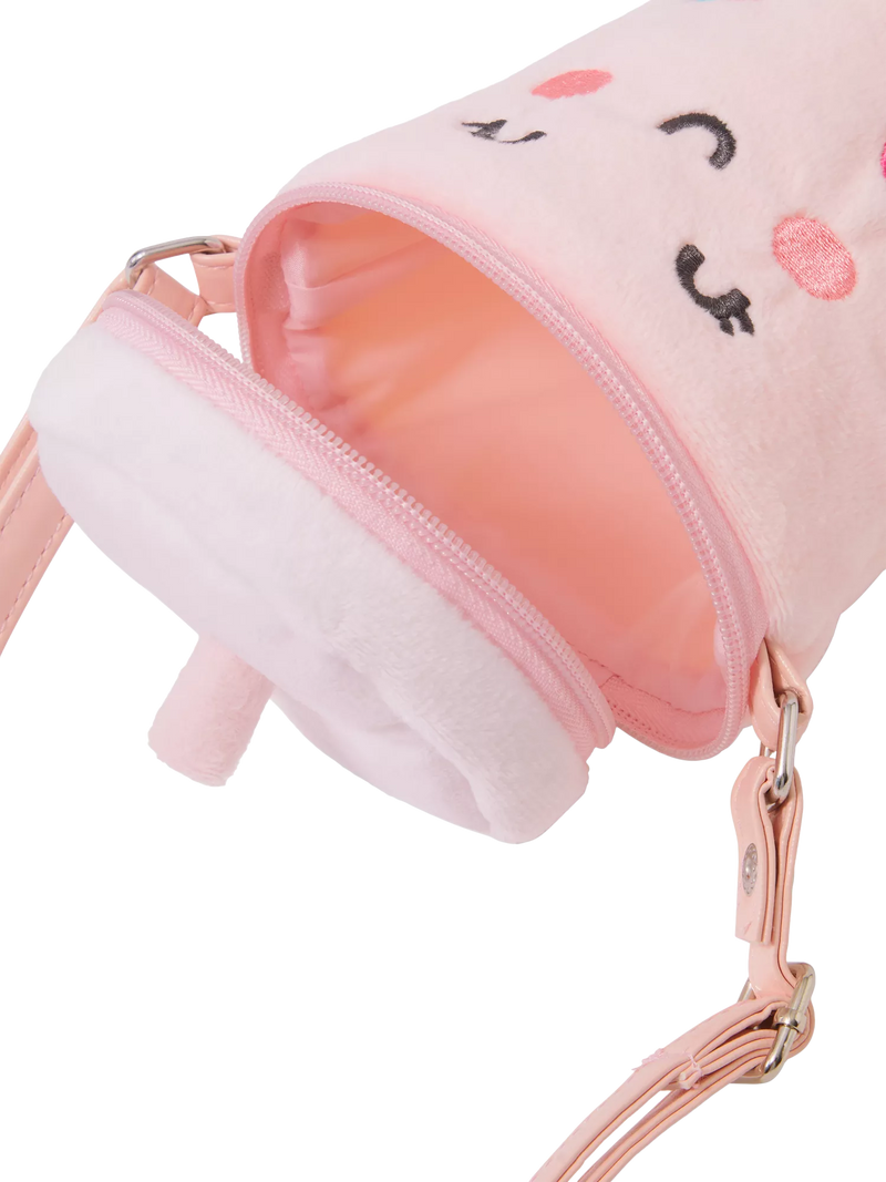 Angels by Accessorize bubble tea crossbody bag pink - British product