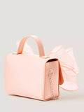 Monsoon kids' organza bow bag pink (British brand)