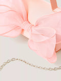 Monsoon kids' organza bow bag pink (British brand)