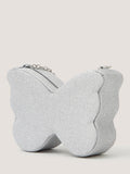 Monsoon kids diamanté butterfly bag silver, UK version