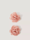 Monsoon bridesmaid flower hair clips pack of 2 pink, imported from the UK