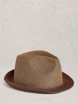 John Lewis White Stuff Trilby Hat, Natural- Buy online at McGrocer