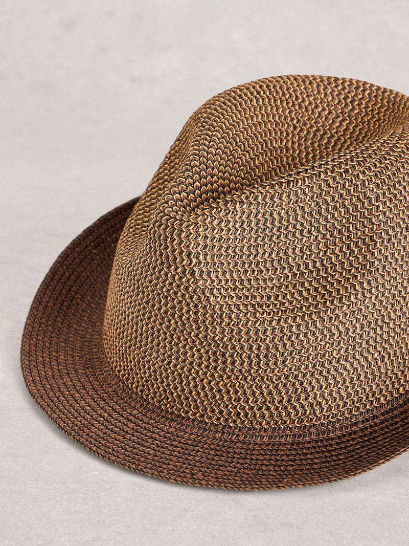 White Stuff natural paper trilby hat (British brand)