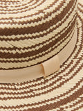 Reiss Tatiana stripe straw hat, UK version