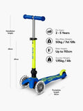 Micro Scooters Mini Micro Neon kids scooter, UK version