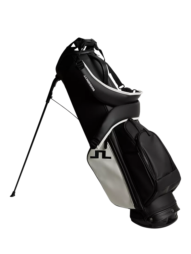J.Lindeberg Sunday Stand golf bag black (British brand)