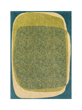 Louis De Poortere Marble Larch rug in green 140x200cm - British product