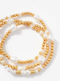 Mint Velvet gold friendship bracelet pack of 3 (British brand)