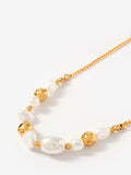 Mint Velvet long bead and pearl necklace 60cm, UK version