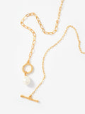 Mint Velvet pearl drop lariat necklace 86cm, imported from the UK