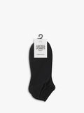 Jack & Jones kids trainer socks pack of 5 black, imported from the UK
