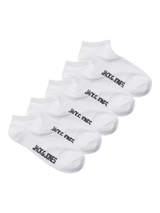 John Lewis Jack & Jones Kids' Trainer Socks, Pack of 5, White- Buy online at McGrocer
