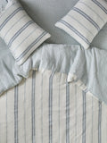 Piglet in Bed linen bedding dusk blue single duvet (British brand)