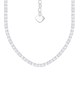 John Lewis THOMAS SABO Cubic Zirconia Necklace, Silver- Buy online at McGrocer