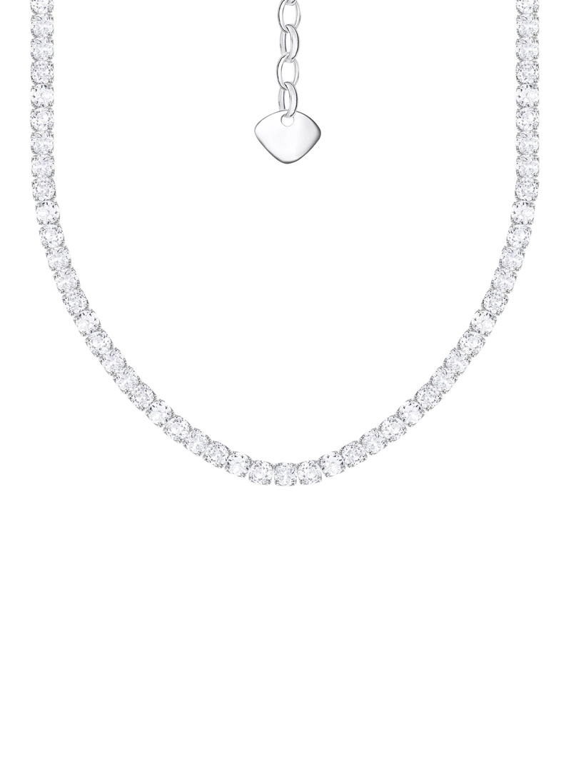 Thomas Sabo cubic zirconia necklace in 925 silver (British brand)