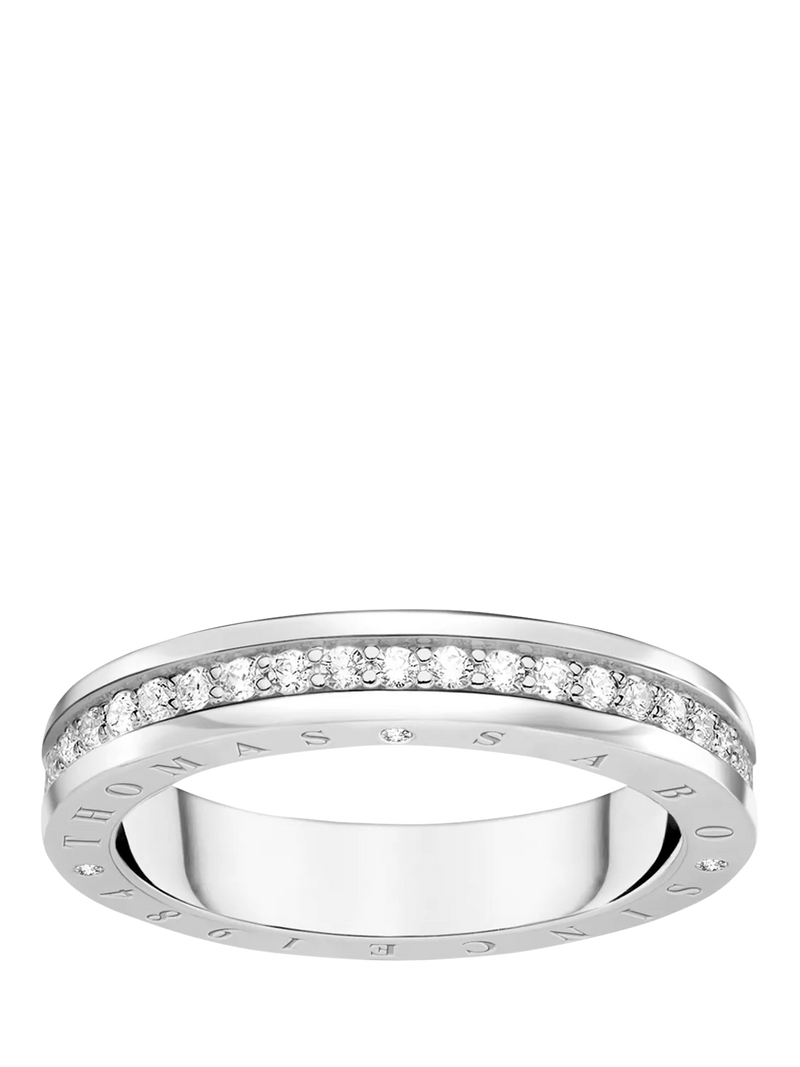 THOMAS SABO cubic zirconia ring in 925 sterling silver, UK version