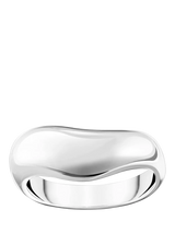 John Lewis THOMAS SABO Chunky Curve Silver Ring- Buy online at McGrocer