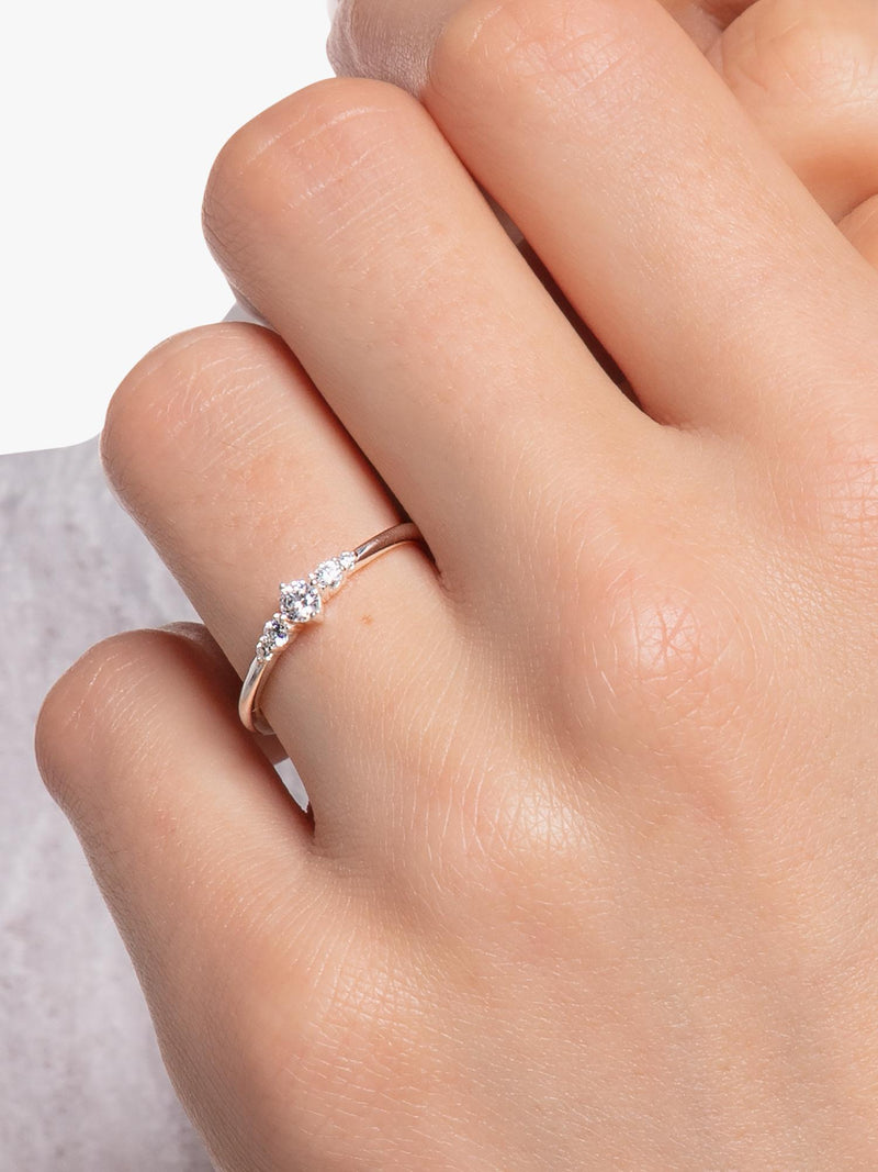 THOMAS SABO cubic zirconia ring in sterling silver (British brand)