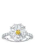 THOMAS SABO daisy cocktail ring silver cubic zirconia, imported from the UK
