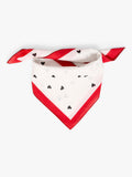 ICHI heart print square scarf 66cm (British brand)