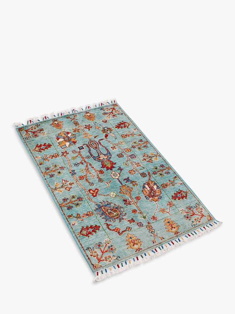 Gooch Luxury hand knotted pure wool rug 60x90cm (British brand)